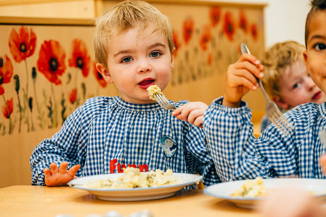 Kleuterschool OLV Pulhof eten op school